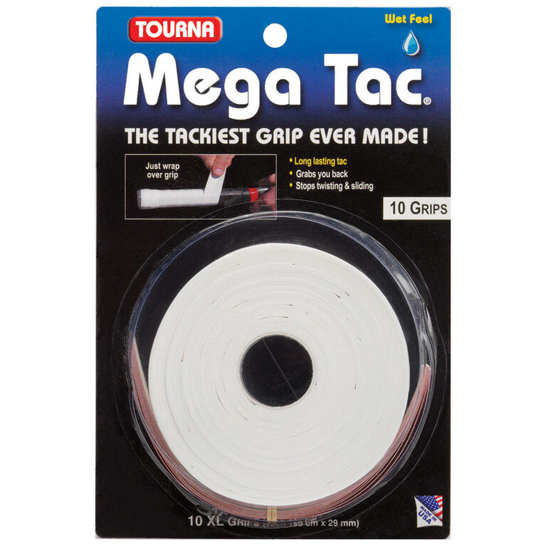 Tourna Mega Tac 10 Pack - White